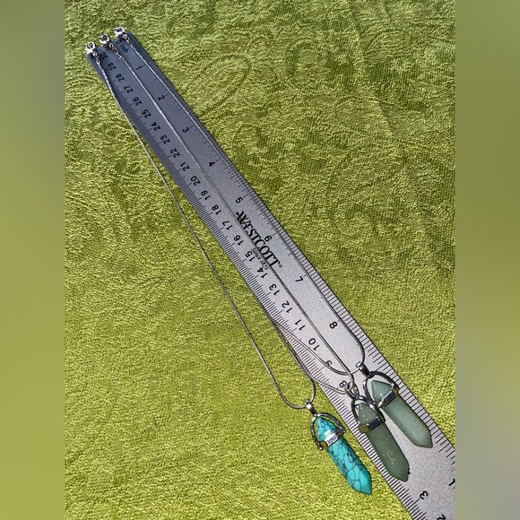 Celestial, Fun, Green & Turquoise Silver Pendant & Necklace’s- 3 Available - Picture 14 of 16